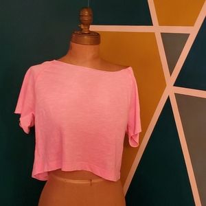 Neon crop top